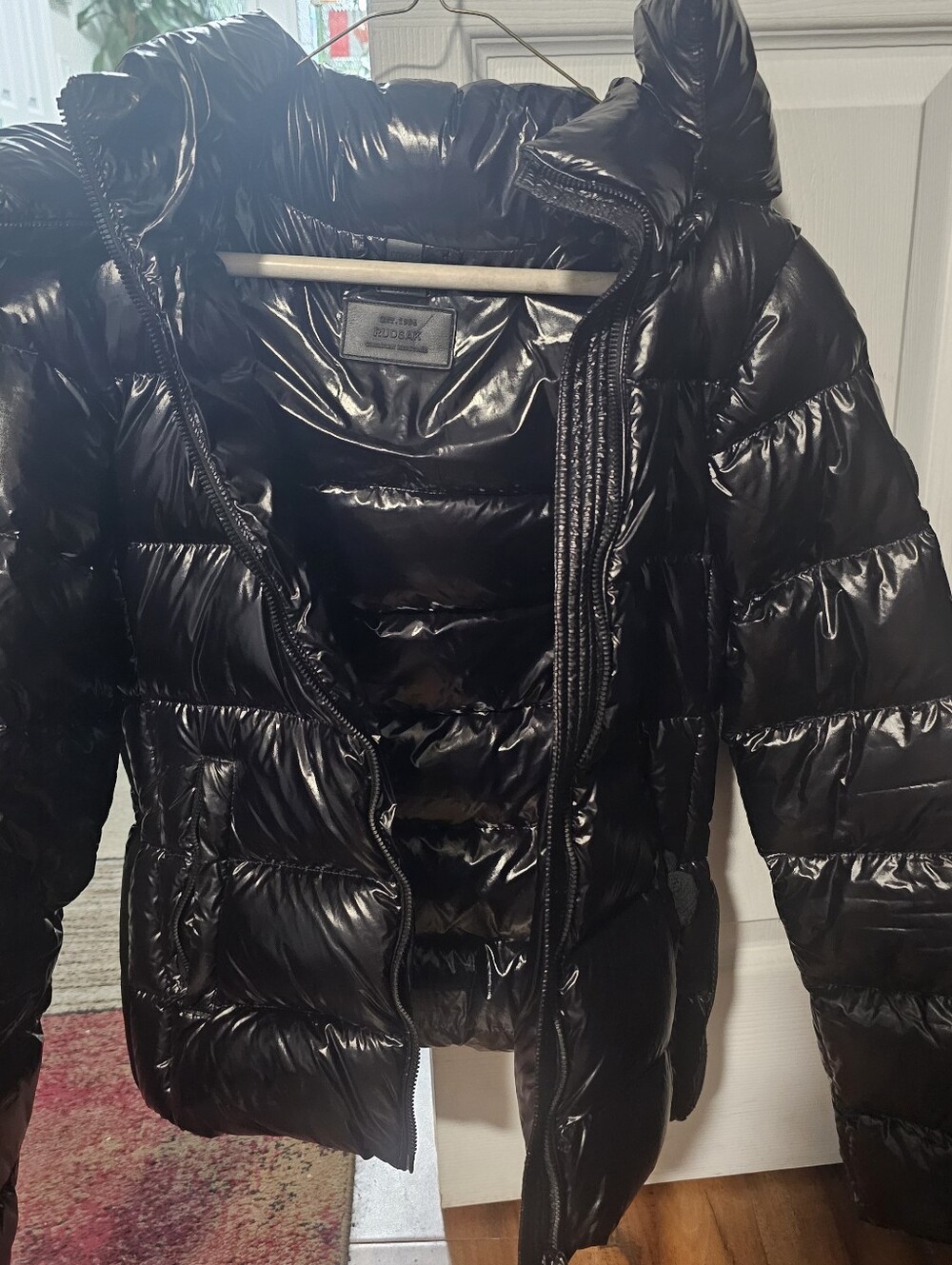 Rudsak Shiny Black Winter Coat